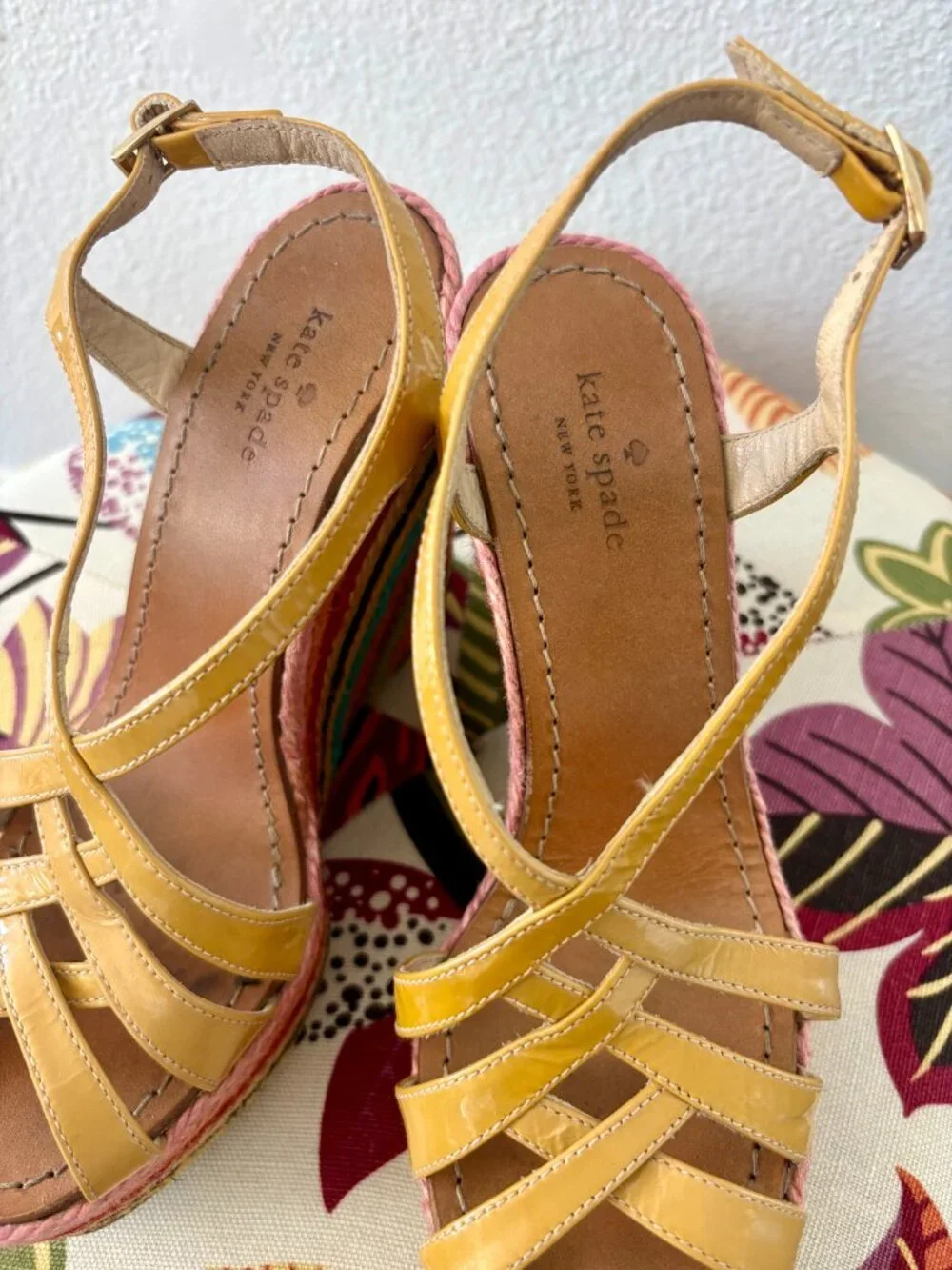 Kate Spade Lindsay Rainbow Espadrille Platform Sandal